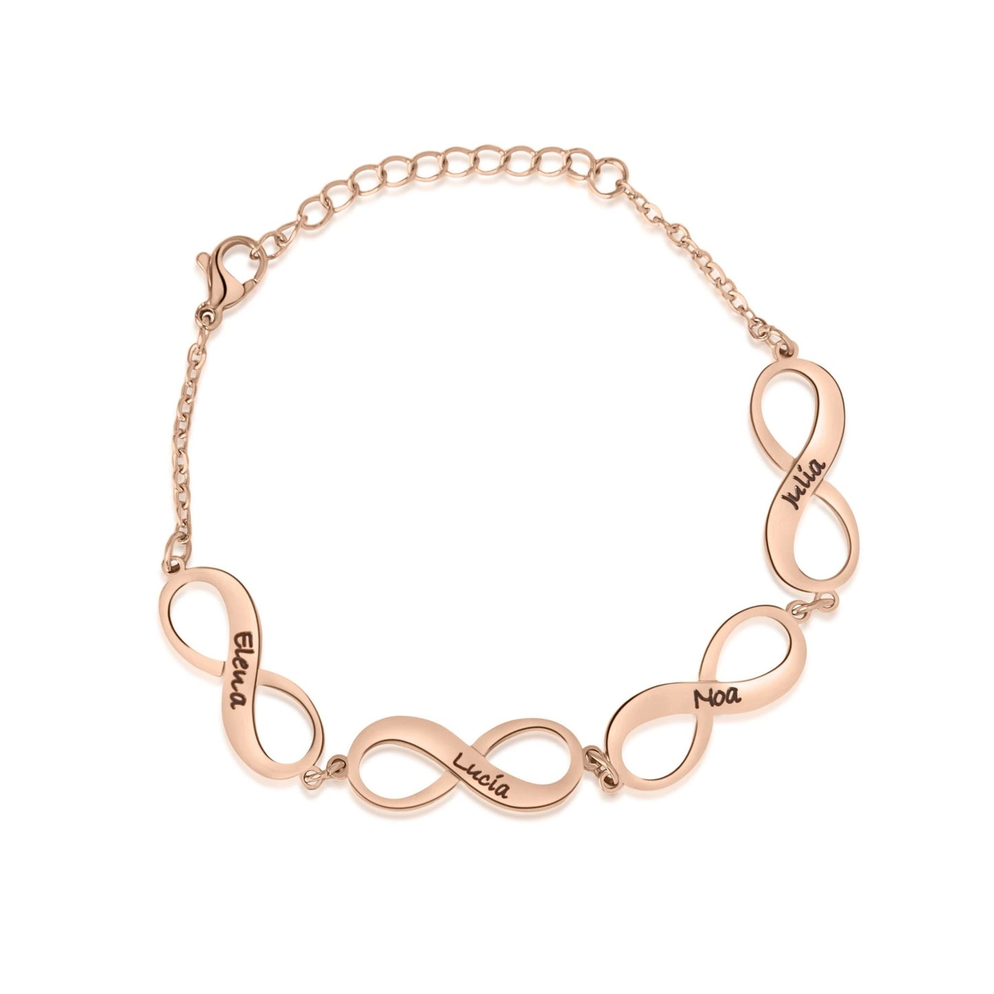 Bracelet Pendentifs Infinis Personnalisé