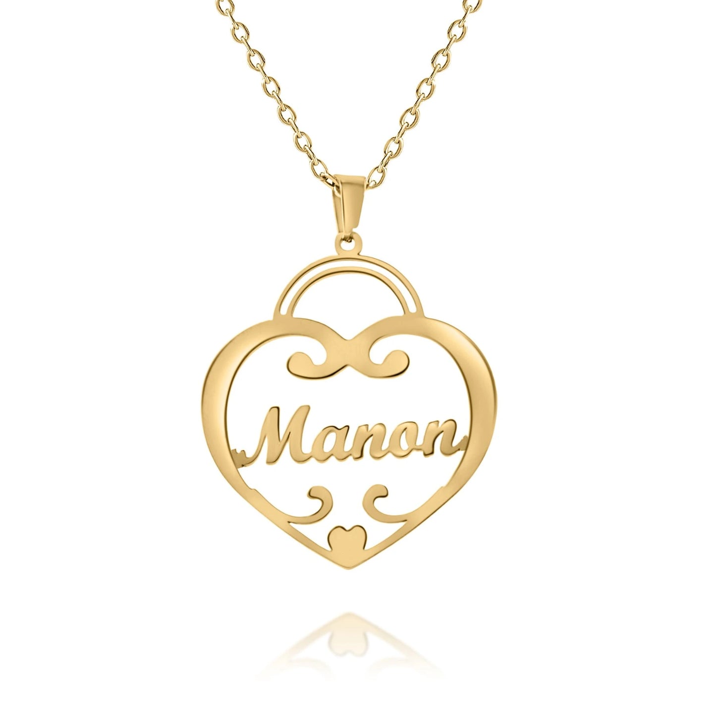 Collier Prénom Pendentif Coeur