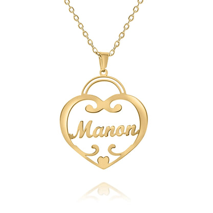 Collier Prénom Pendentif Coeur