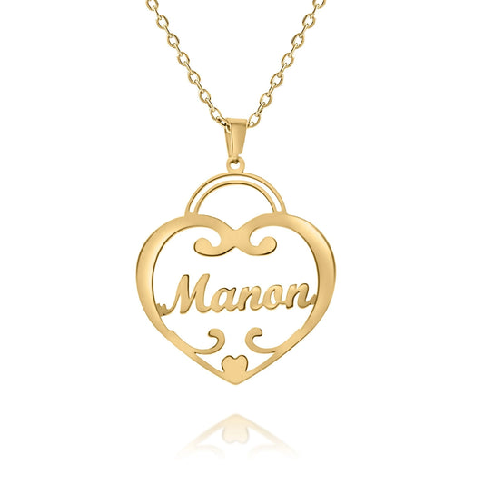 Collier Prénom Pendentif Coeur