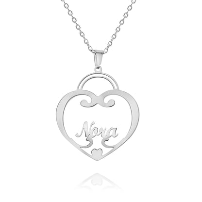 Collier Prénom Pendentif Coeur