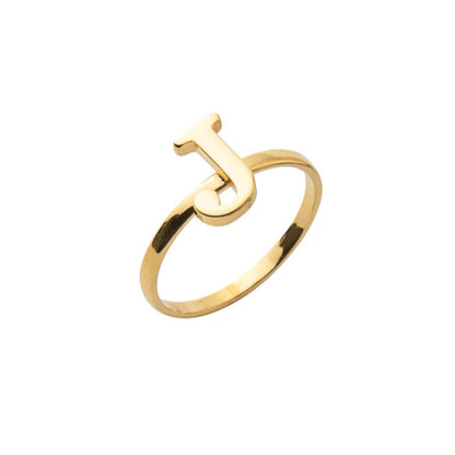 Stapelbarer Ring mit Initialen Personalisiert