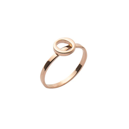 Stapelbarer Ring mit Initialen Personalisiert