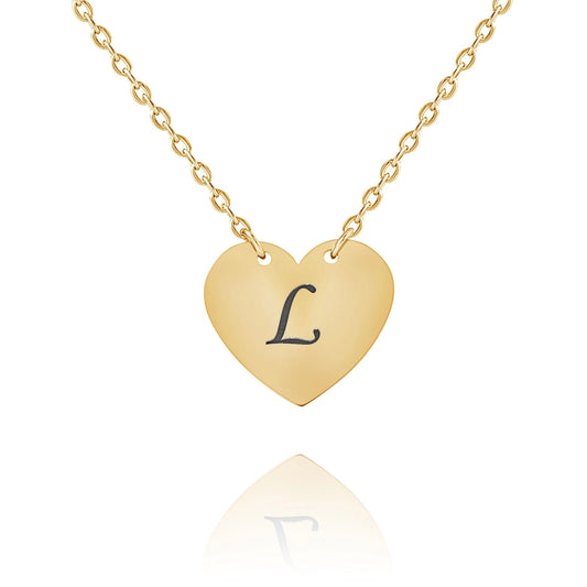 Collar Corazón con Inicial Personalizado