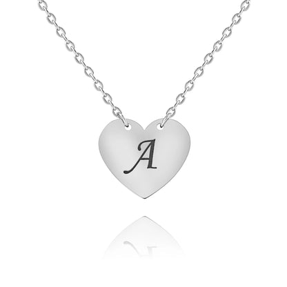 Collar Corazón con Inicial Personalizado