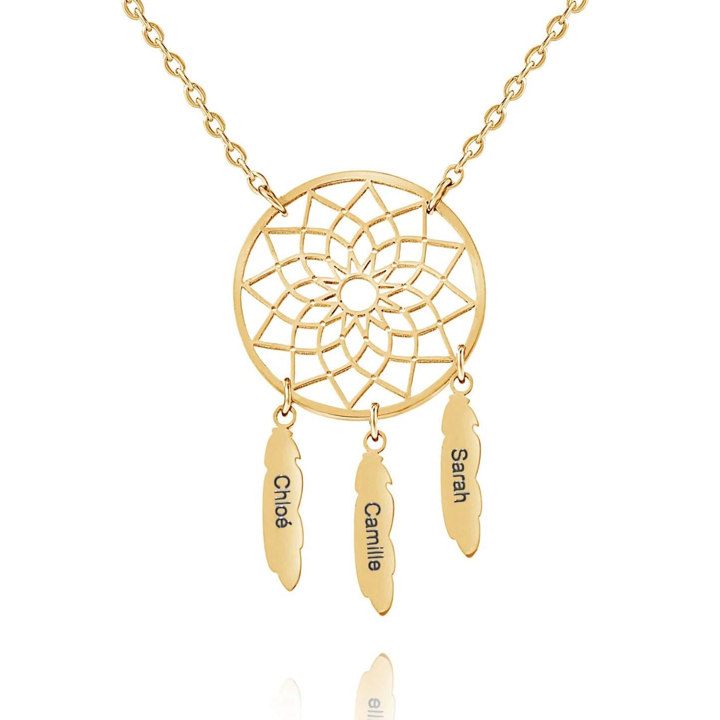 Collier Prénom Attrape-rêve Dreamcatcher