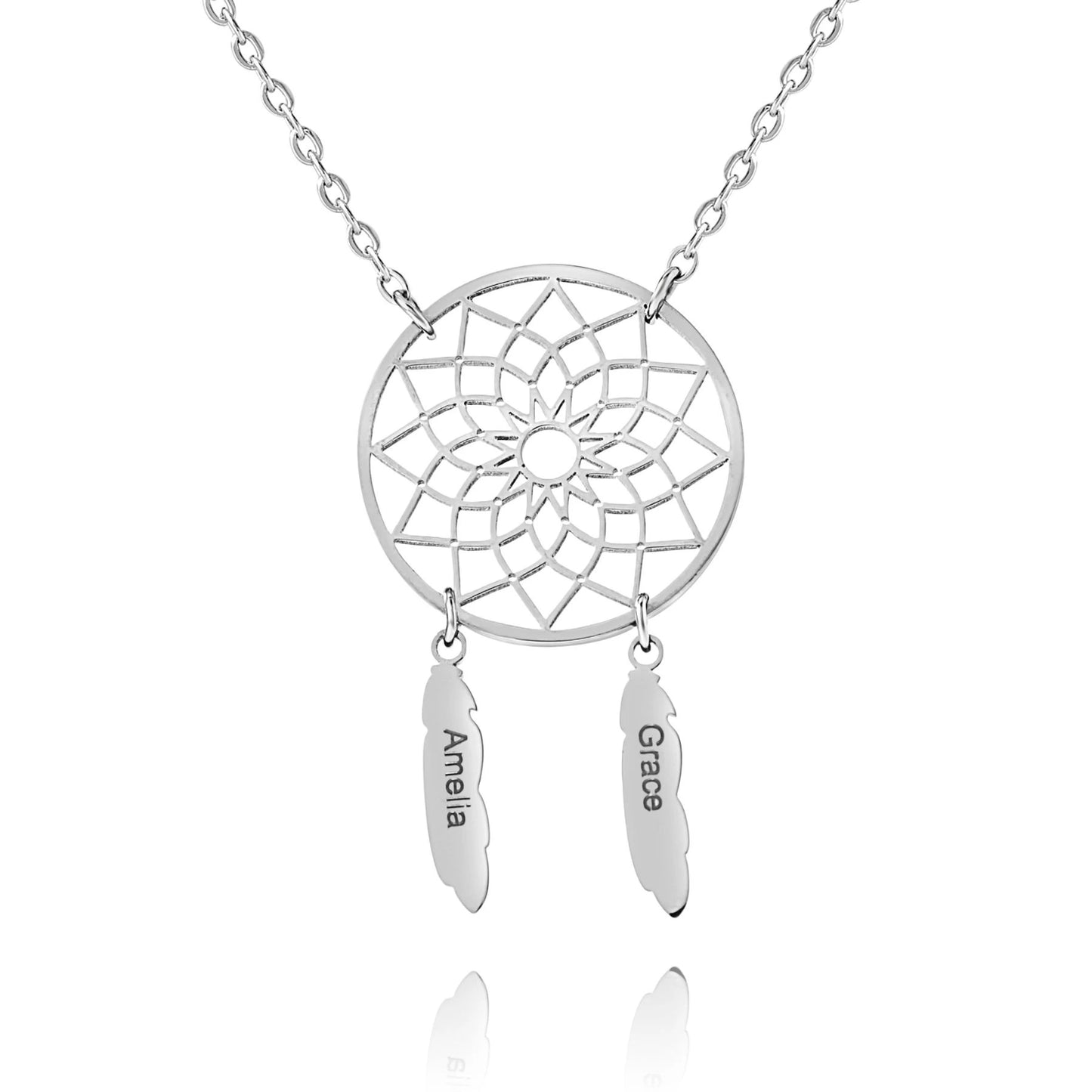 Collier Prénom Attrape-rêve Dreamcatcher