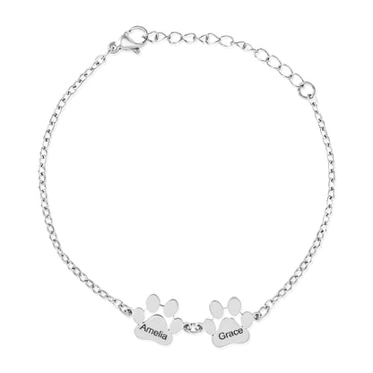 Bracelet Pattes Personnalisables
