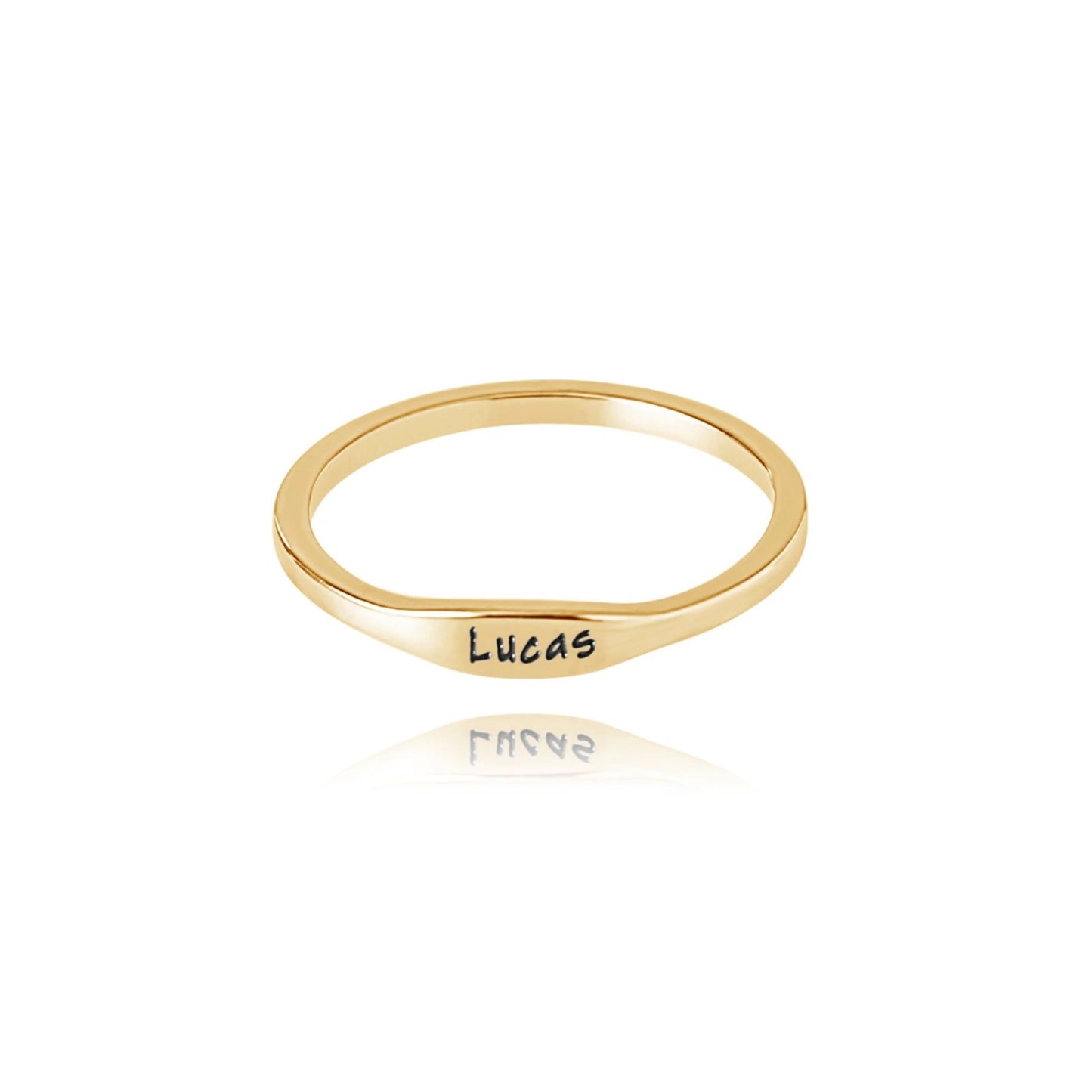 Bague Fine Prénom Gravé