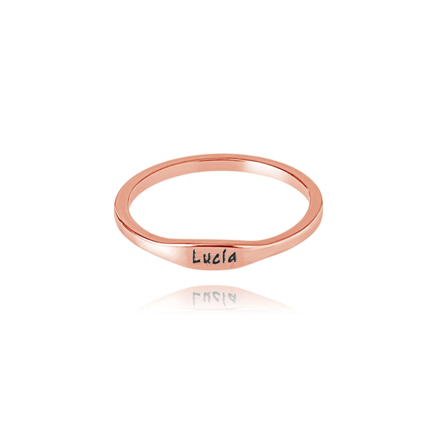 Bague Fine Prénom Gravé