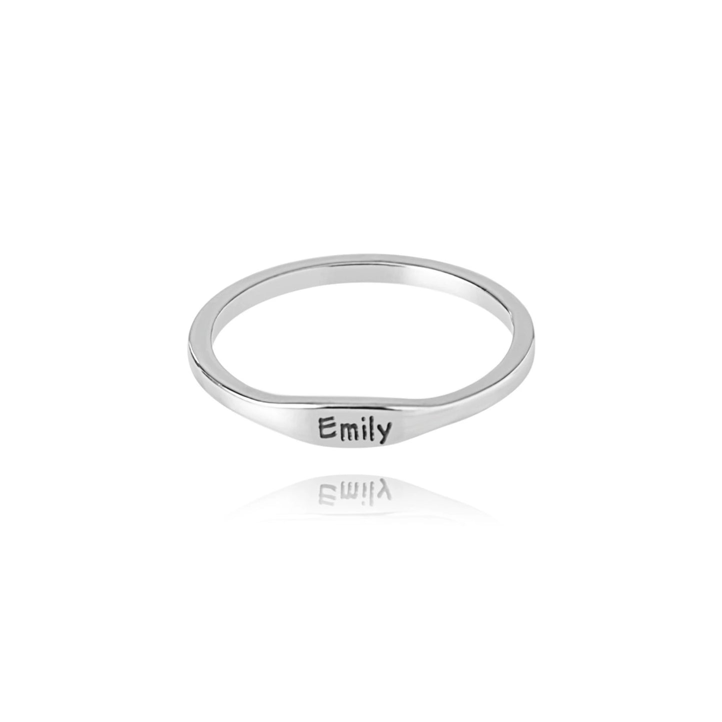 Bague Fine Prénom Gravé