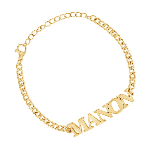 Bracelet Prénom Personnalisé Majuscule