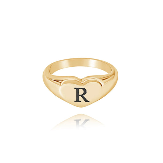 Bague Initiale Personnalisée Chevalière