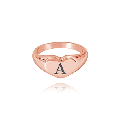 Bague Initiale Personnalisée Chevalière
