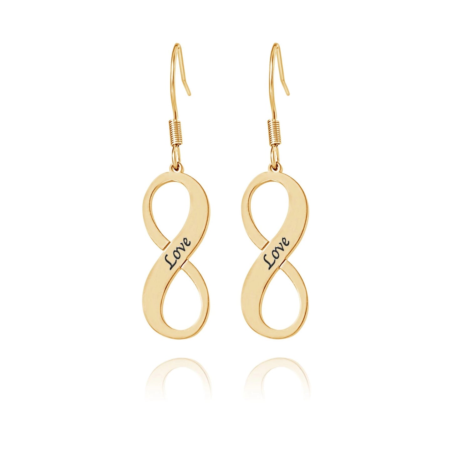Boucles d'oreilles Pendantes Infini