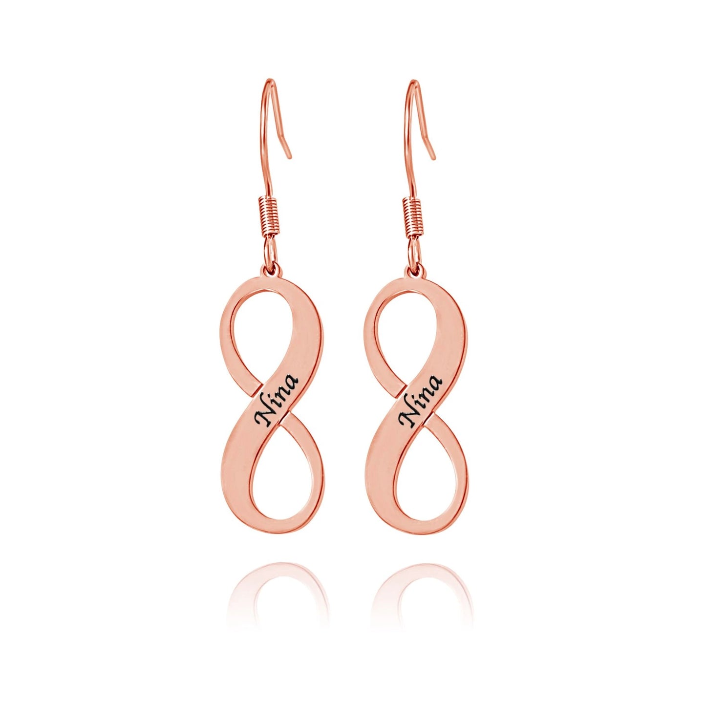 Boucles d'oreilles Pendantes Infini