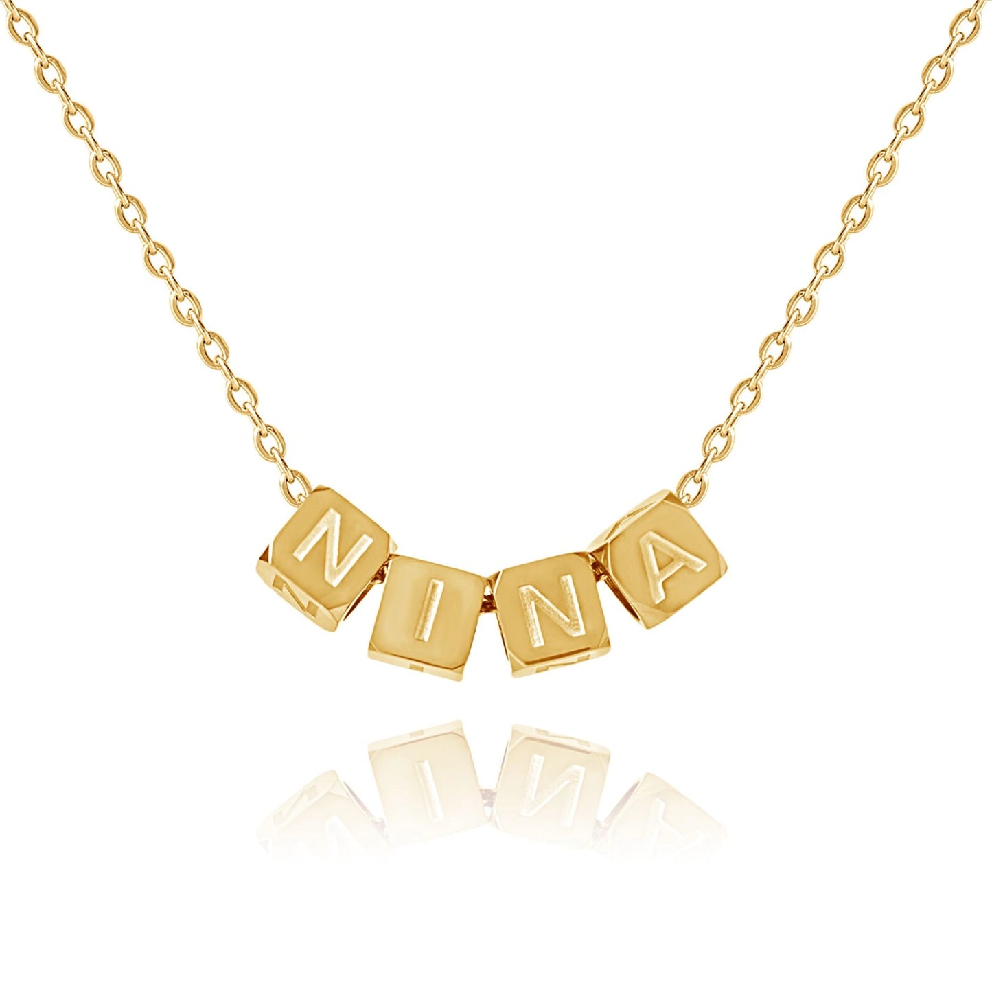 Collar con Nombre y Dados Personalizado