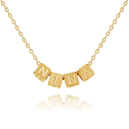 Collar con Nombre y Dados Personalizado
