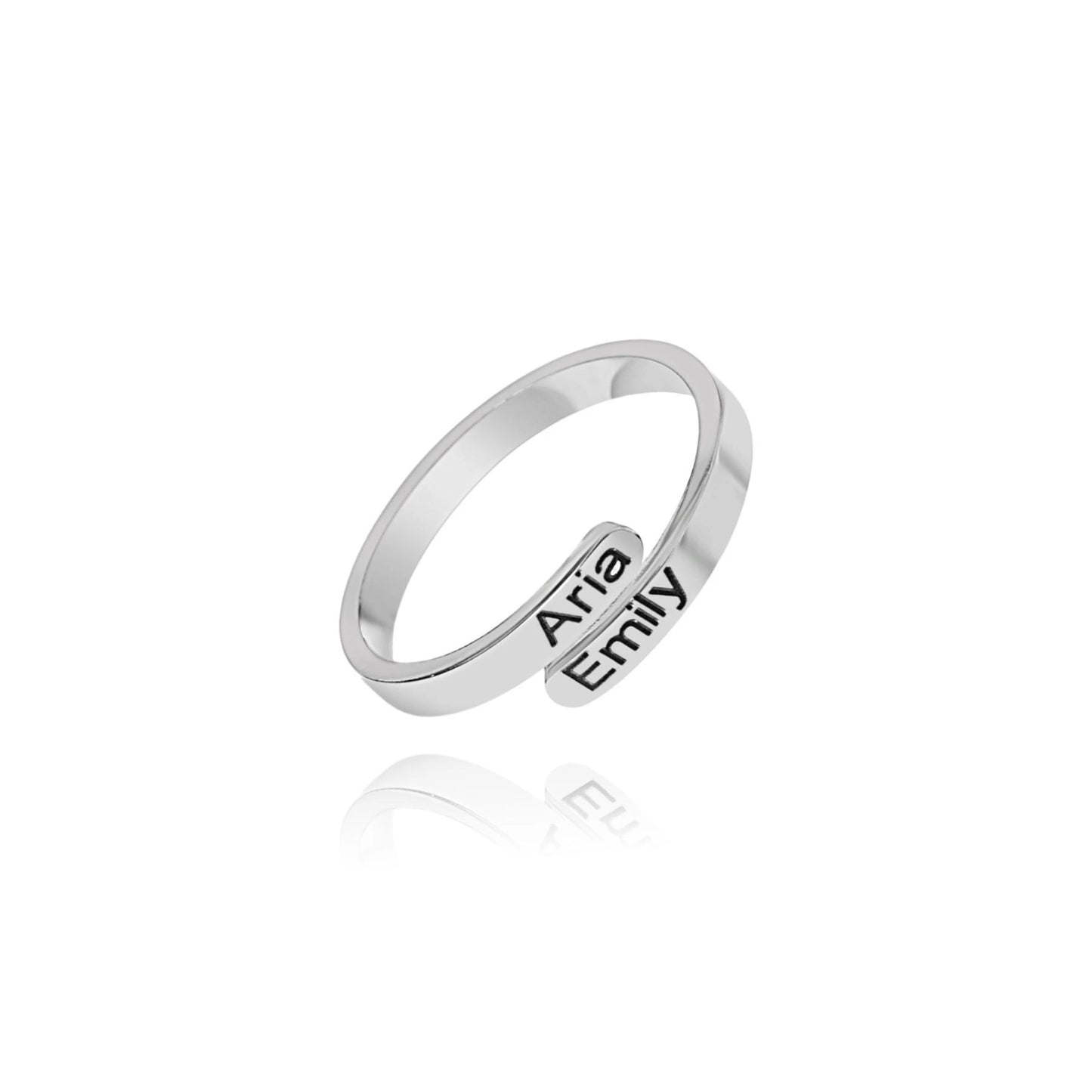 Bague Simple Deux Prénoms