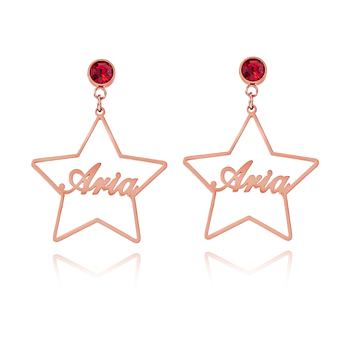 Boucles d'oreilles Étoiles Personnalisées