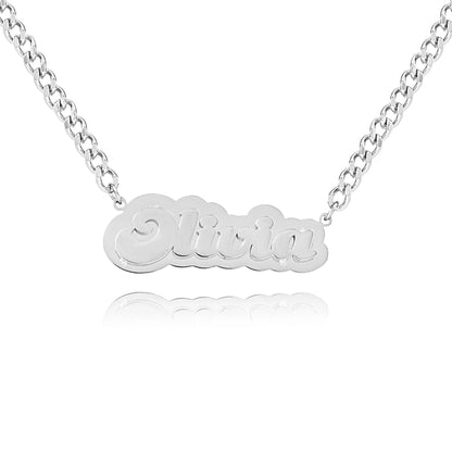 Collier Prénom Personnalisé Sur Plaque