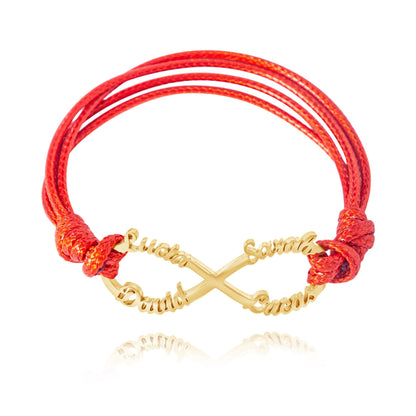 Bracelet Infini Personnalisé Corde
