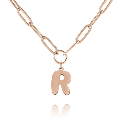 Collier Lettres Douces & Chaîne Gourmette