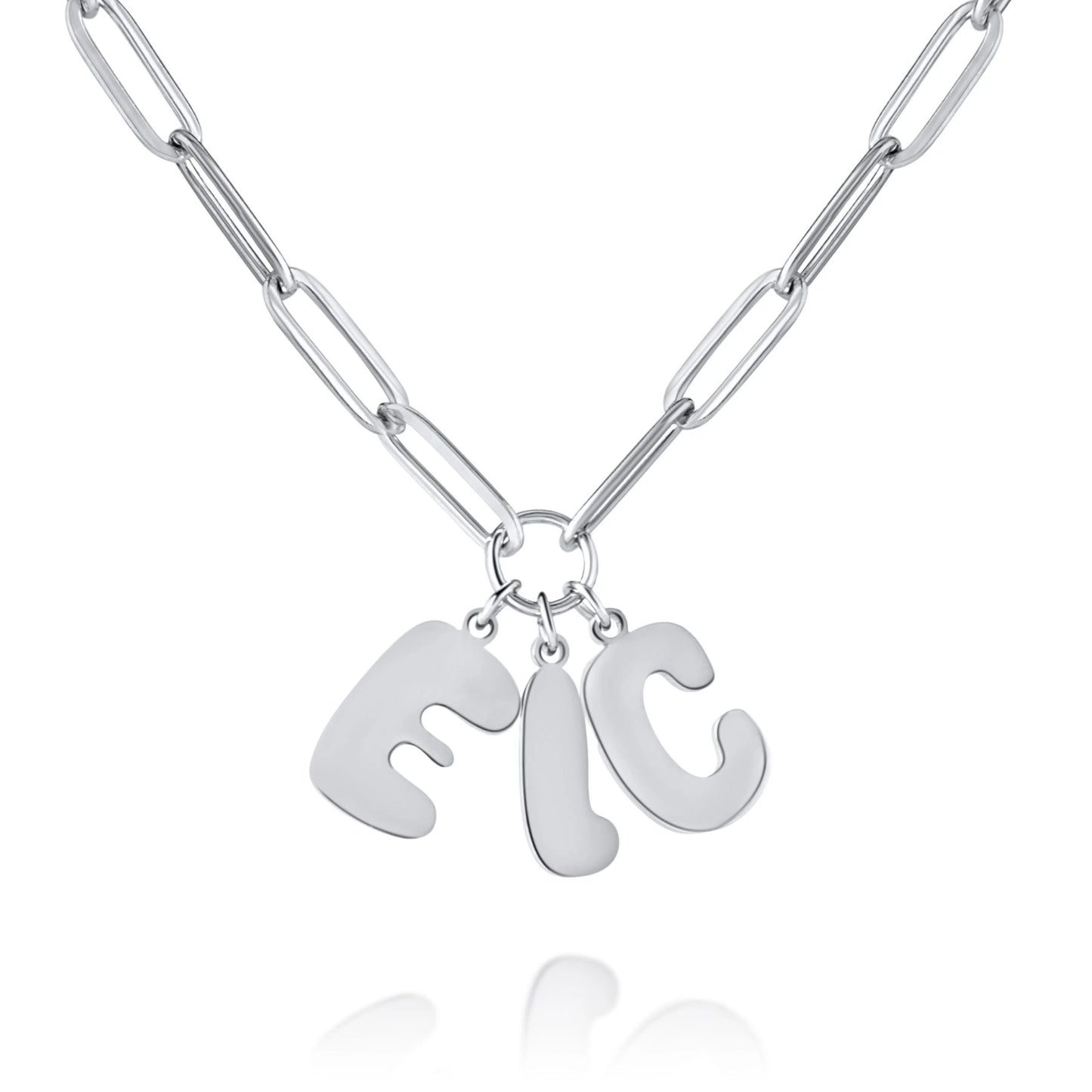 Collier Lettres Douces & Chaîne Gourmette