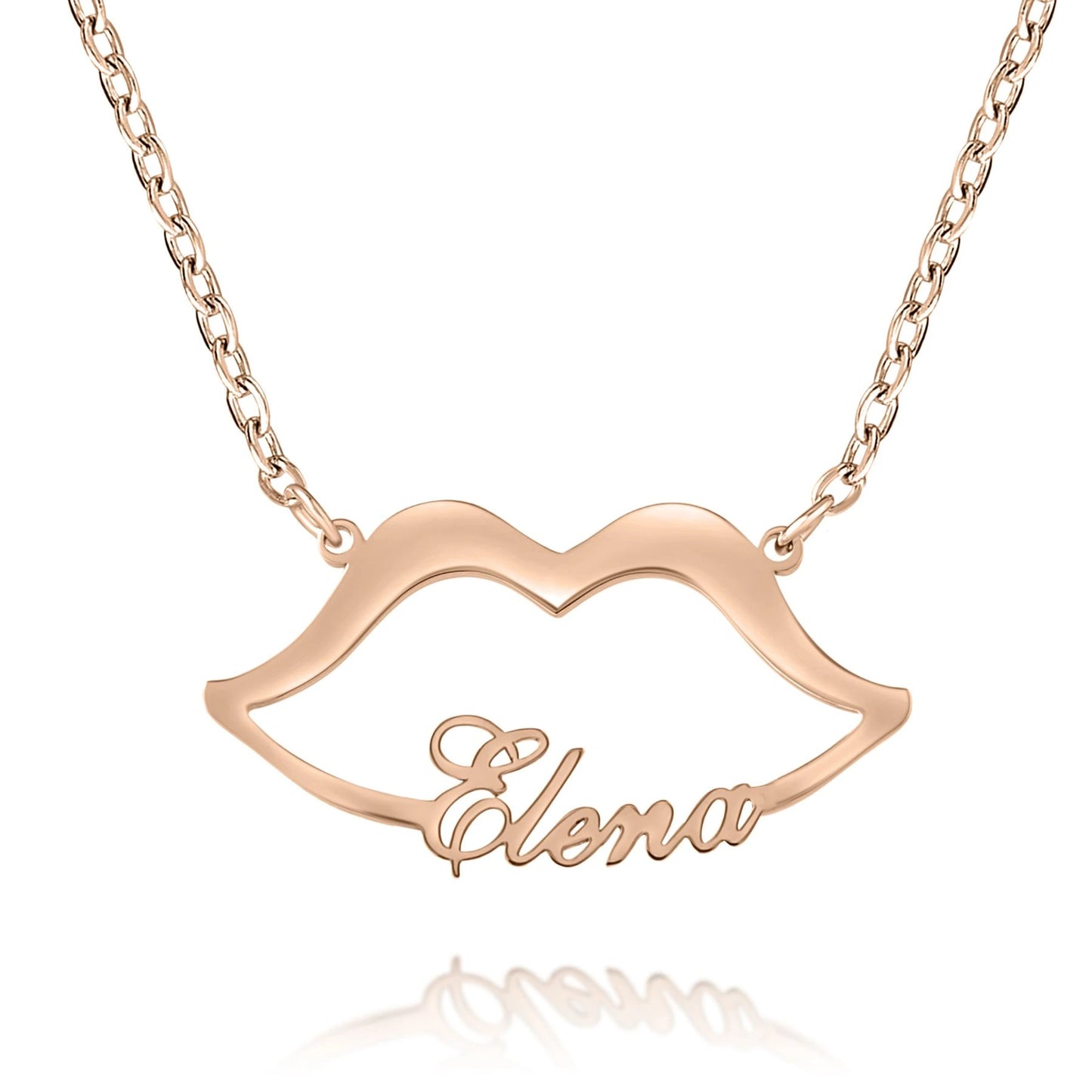 Naamketting met Lippen Gepersonaliseerd