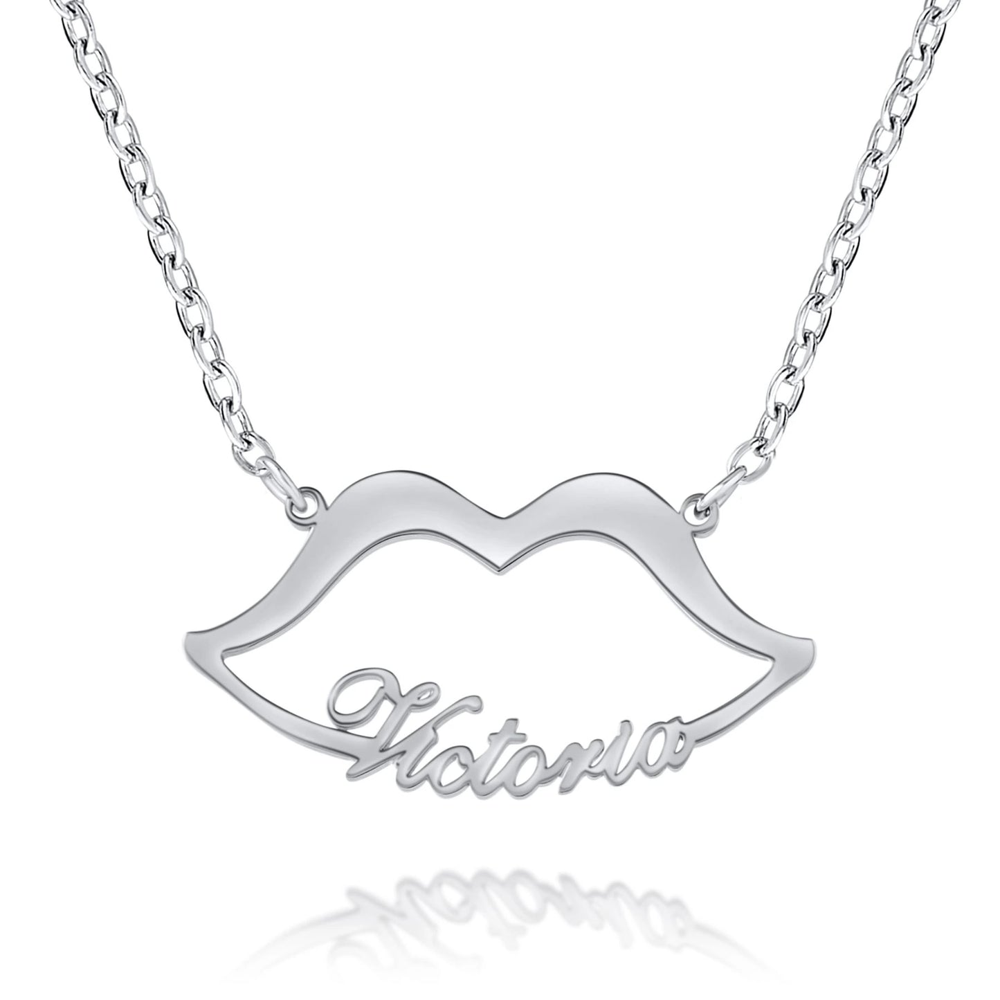 Naamketting met Lippen Gepersonaliseerd